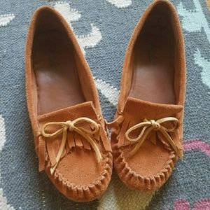 Lucky Brand Suede Moccasins